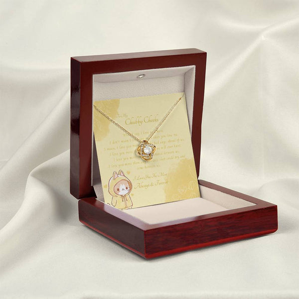 To My Chubby Cheeks | For Wife | Queen's Charm Necklace | Message Card