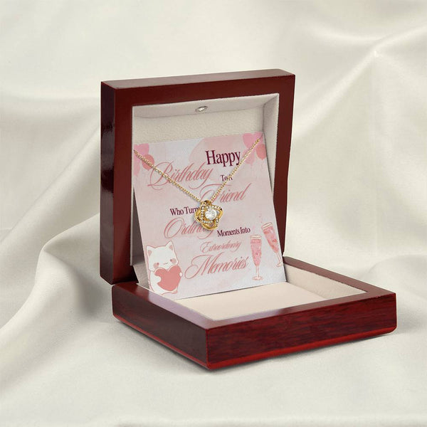 To My Extraordinary | For Friend | Queen's Charm Necklace | Birthday Card