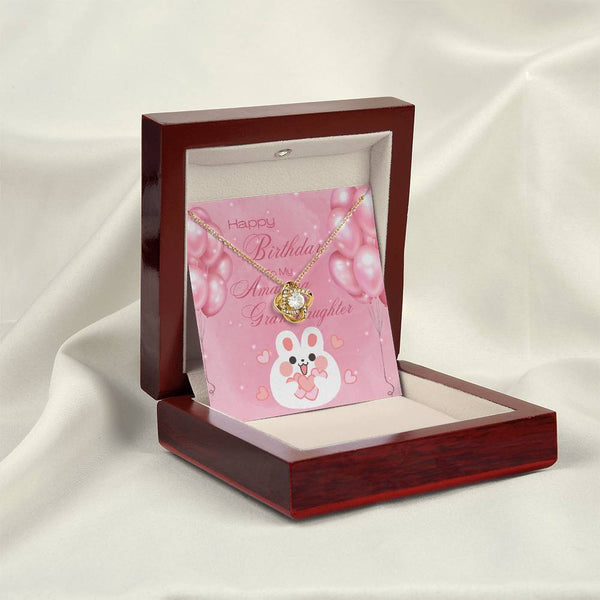 To My Amazing Granddaughter | For Granddaughter | Queen's Charm Necklace | Birthday Card