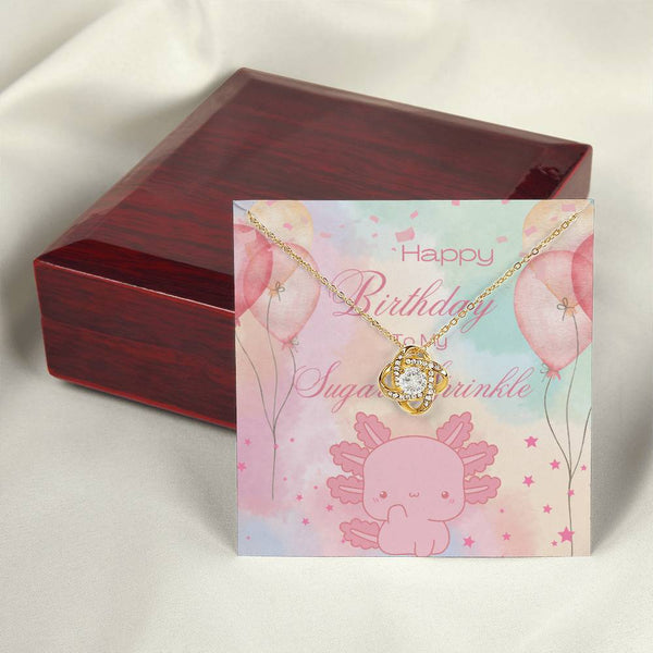 To My Sugar Sprinkle | For Granddaughter | Queen's Charm Necklace | Birthday Card