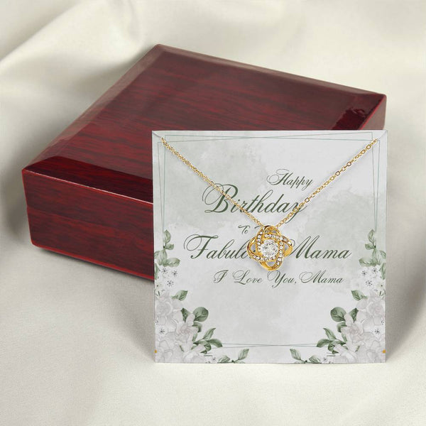 To My Fabulous Mama | For Mom | Queen's Charm Necklace | Birthday Card