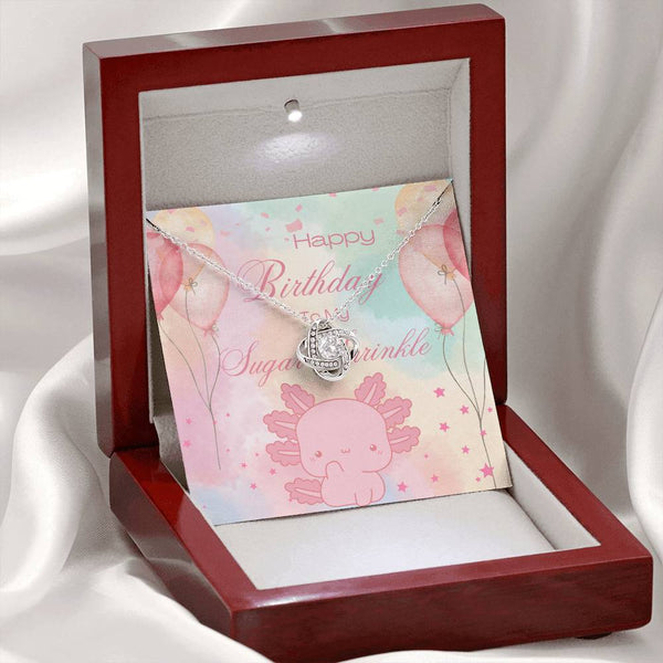 To My Sugar Sprinkle | For Granddaughter | Queen's Charm Necklace | Birthday Card