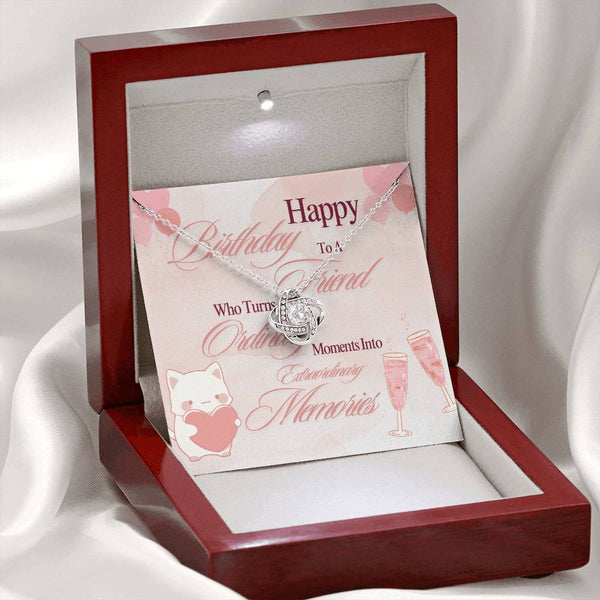 To My Extraordinary | For Friend | Queen's Charm Necklace | Birthday Card