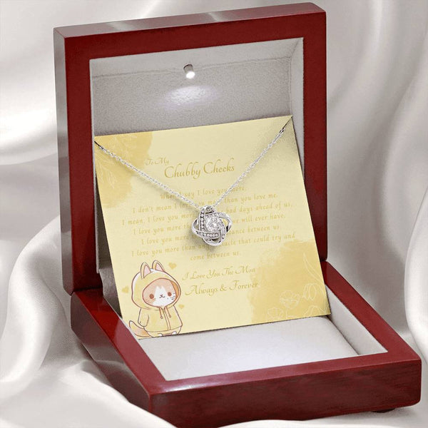 To My Chubby Cheeks | For Wife | Queen's Charm Necklace | Message Card