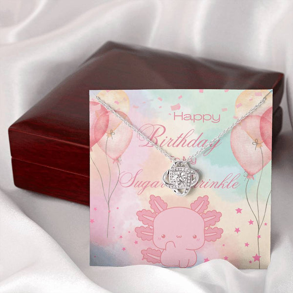 To My Sugar Sprinkle | For Granddaughter | Queen's Charm Necklace | Birthday Card