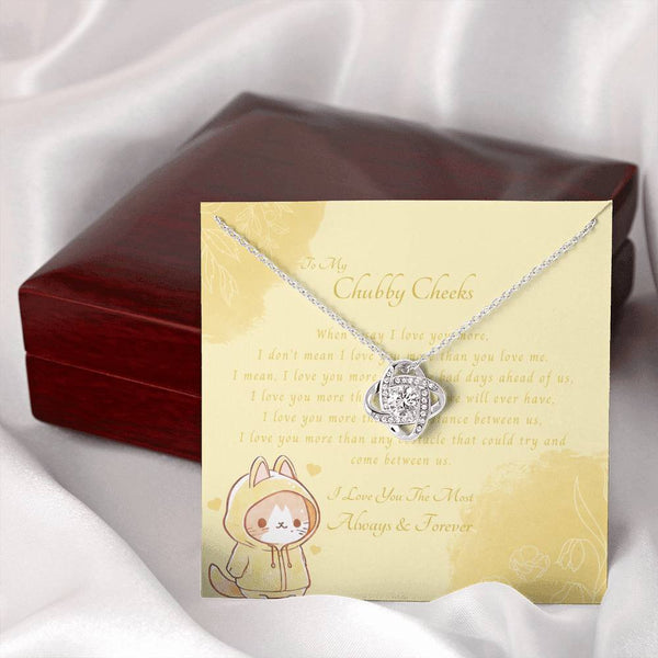 To My Chubby Cheeks | For Wife | Queen's Charm Necklace | Message Card