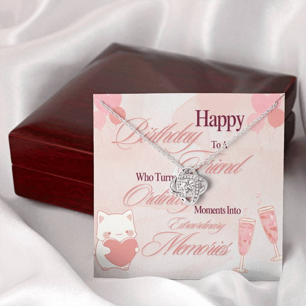 To My Extraordinary | For Friend | Queen's Charm Necklace | Birthday Card