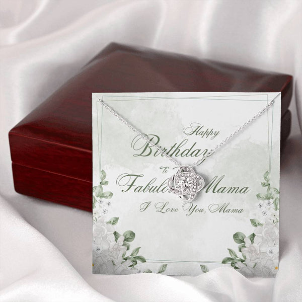 To My Fabulous Mama | For Mom | Queen's Charm Necklace | Birthday Card