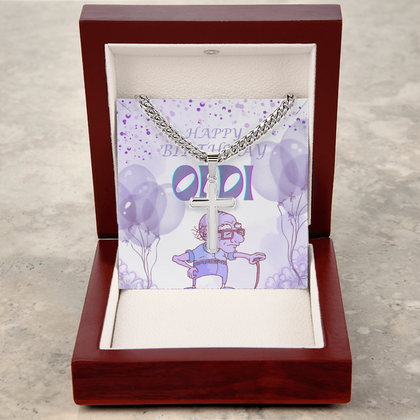 OLDI | For Friend | Urban Saint Necklace | Birthday Card