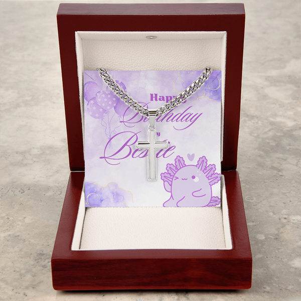 My Bestie | For Friend | Urban Saint Necklace | Birthday Card