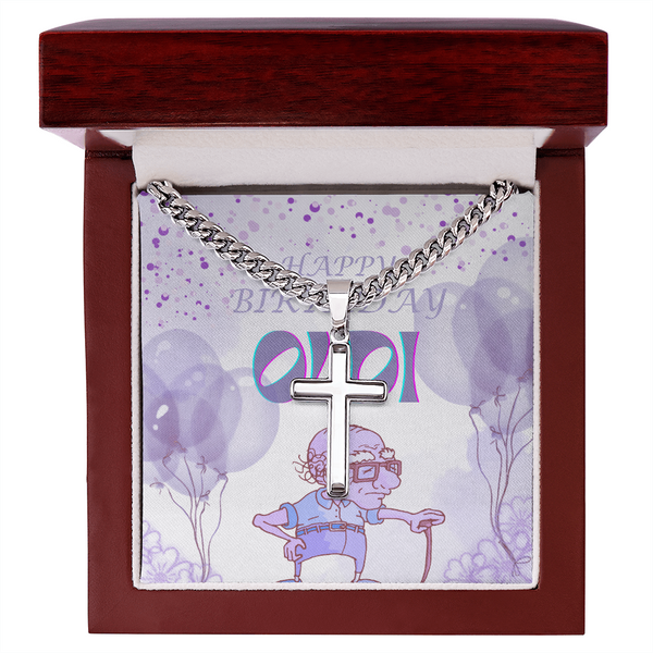 OLDI | For Friend | Urban Saint Necklace | Birthday Card