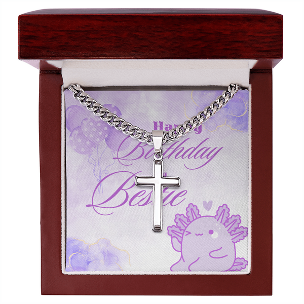 My Bestie | For Friend | Urban Saint Necklace | Birthday Card