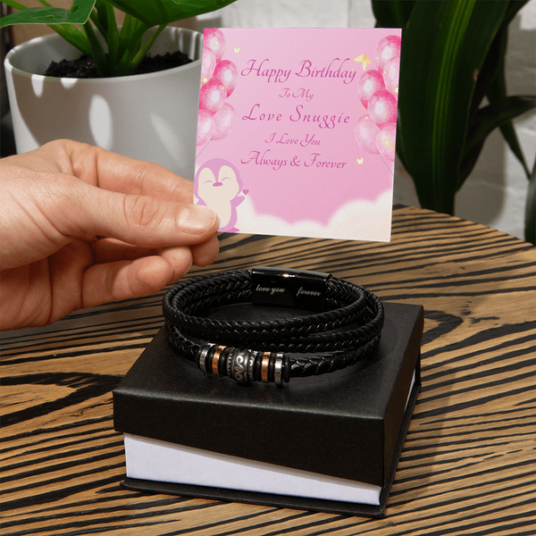 To My Love Snuggie | For Boyfriend | Soul Connection Bracelet | Birthday Card