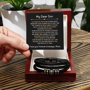 "Enjoy the Ride" – A Bracelet That Strengthens His Confidence | From Mom
