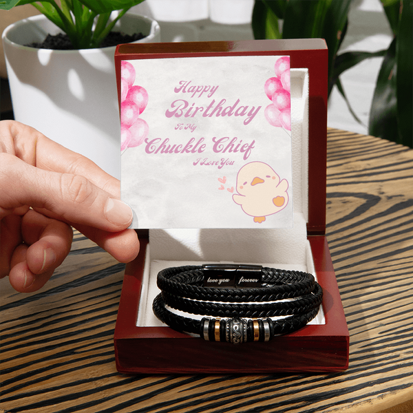 To My Chuckle Chief | For Grandpa | Soul Connection Bracelet | Birthday Card