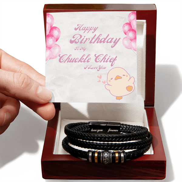 To My Chuckle Chief | For Grandpa | Soul Connection Bracelet | Birthday Card