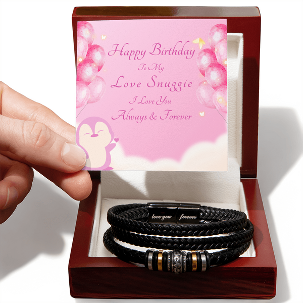 To My Love Snuggie | For Boyfriend | Soul Connection Bracelet | Birthday Card