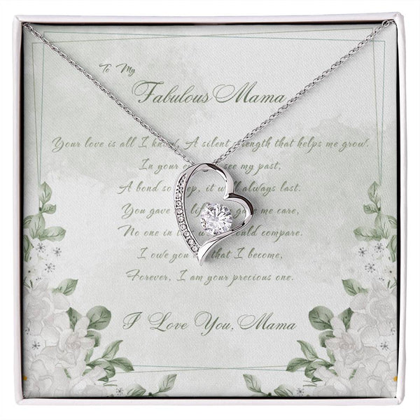 To My Fabulous Mama | For Mom | Blush Bloom Necklace | Message Card