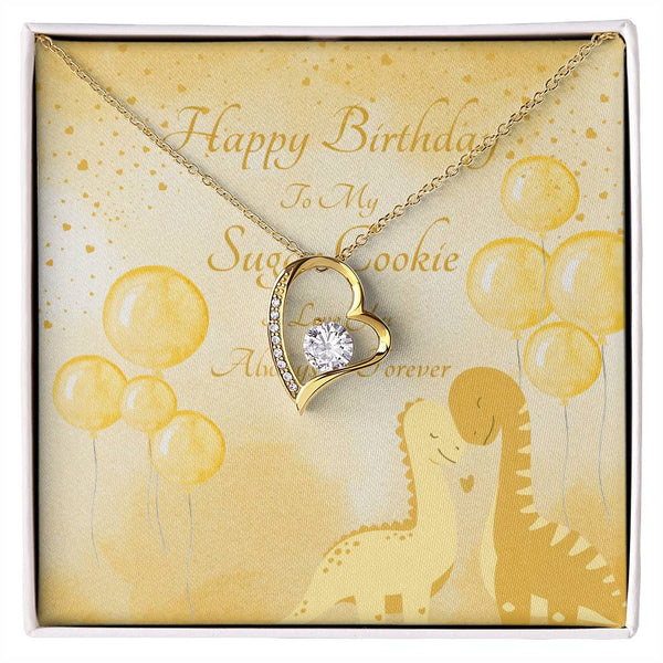To My Sugar Cookie | For Wife | Blush Bloom Necklace | Birthday Card