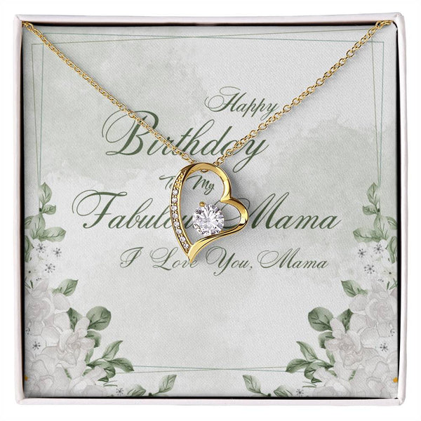 To My Fabulous Mama | For Mom | Blush Bloom Necklace | Birthday Card