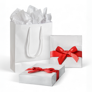 Premium Silver Gift Wrap