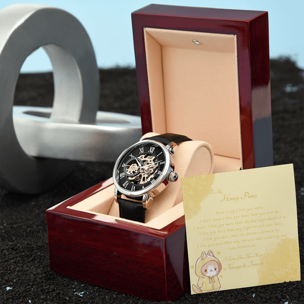 To My Honey Paws | For Boyfriend | Eternal Gear Watch | Message Card