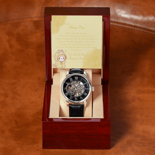 To My Honey Paws | For Boyfriend | Eternal Gear Watch | Message Card