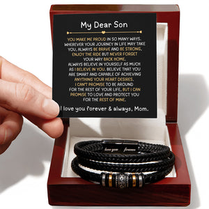 "Enjoy the Ride" – A Bracelet That Strengthens His Confidence | From Mom